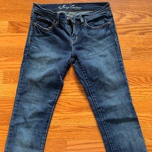 Low Rise Straight Leg Jeans